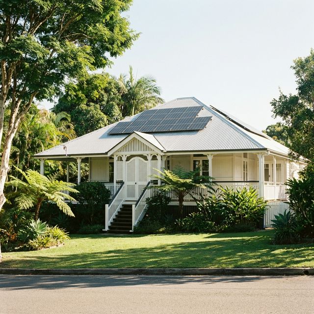 Beautiful Bardon homes — perfect for solar energy
