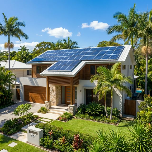 Beautiful Fig Tree Pocket homes — perfect for solar energy