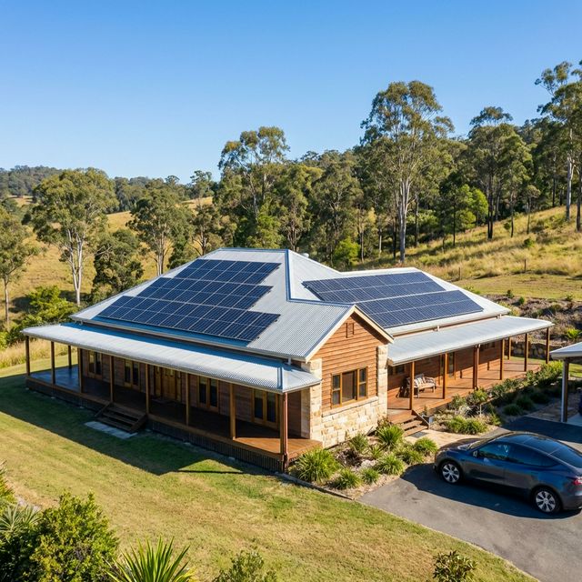 Beautiful Pullenvale homes — perfect for solar energy